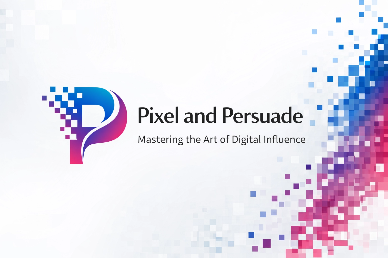 Pixel and Persuade brand banner